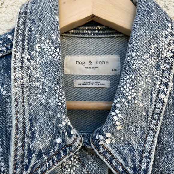 Rag & Bone - Cut Off Oversized Snake Jacket in Worn Snake - Picture 4 of 4